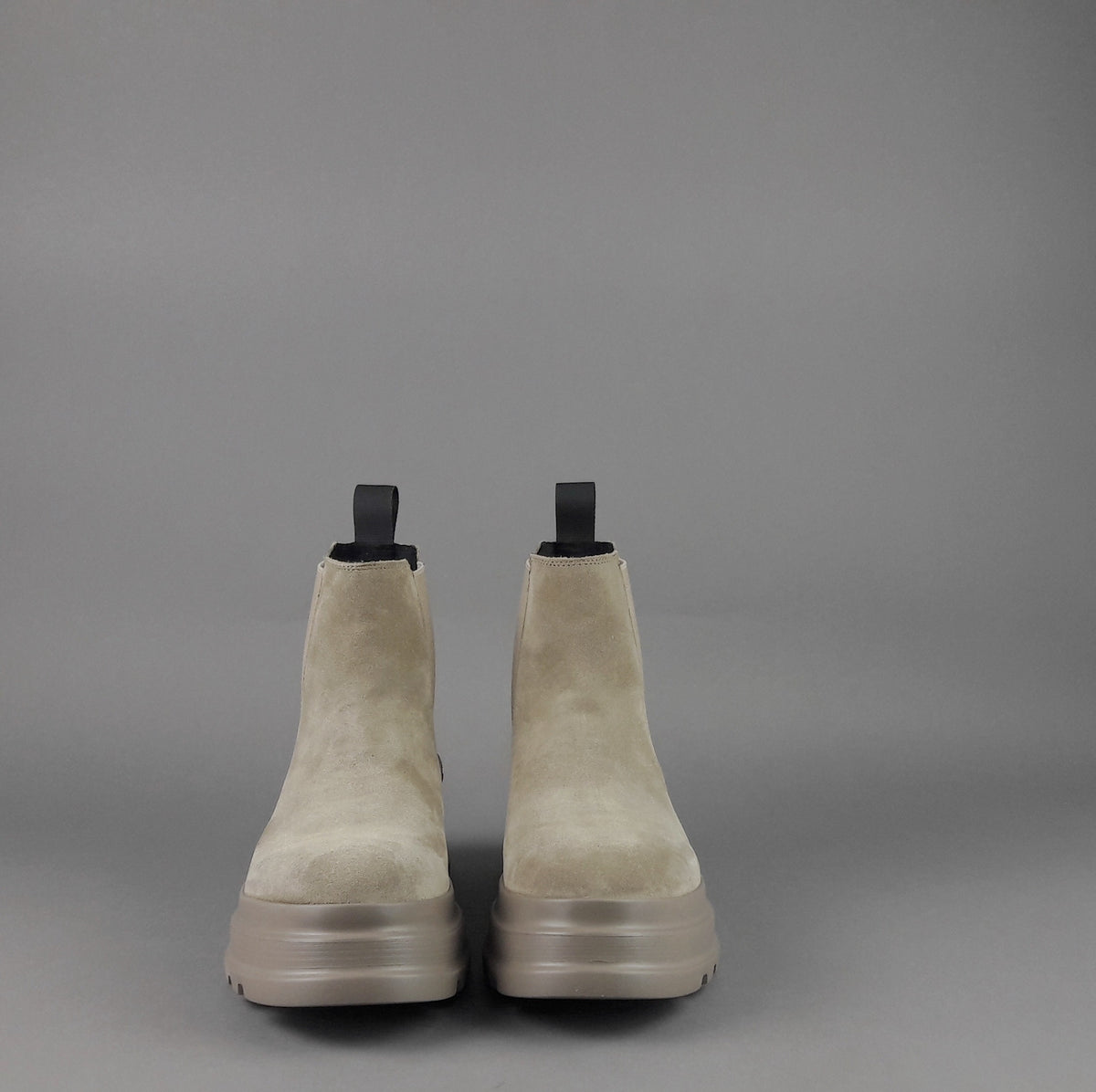 Frau Tronchetto Donna Camoscio Beige Opaco Elastici Laterali
