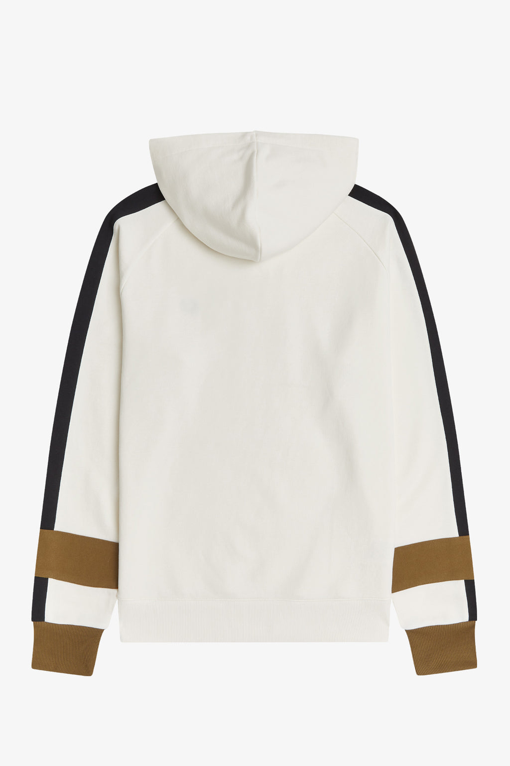 Fred Perry Felpa Con Cappuccio E Riga Uomo Cotone Bianco
