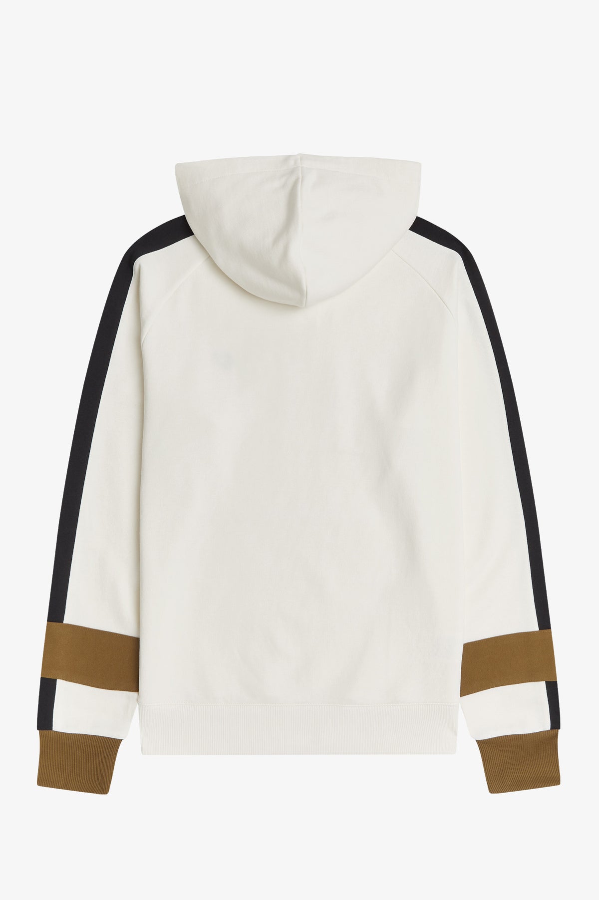 Fred Perry Felpa Con Cappuccio E Riga Uomo Cotone Bianco