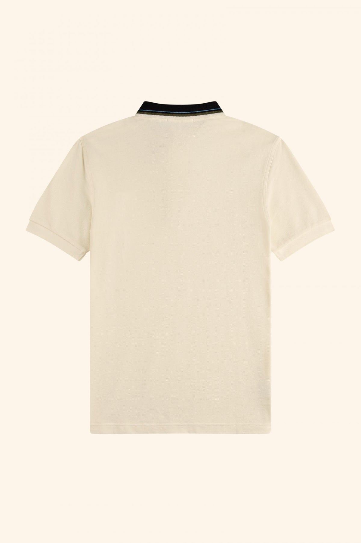 Fred Perry Polo Uomo Piqué Di Cotone Mastice Collo Con Righe