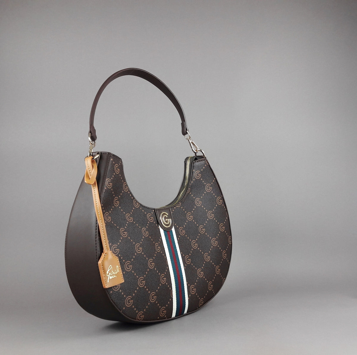 Gabriella Gucci Borsa A Spalla Donna Marrone Scuro
