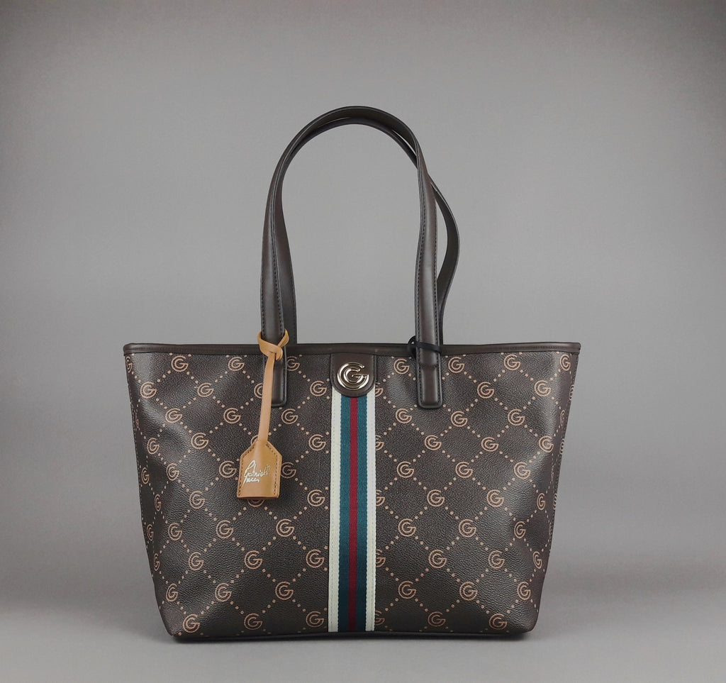 Gabriella Gucci Borsa Shopping Donna Marrone Scuro