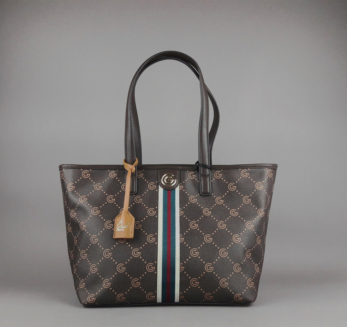 Gabriella Gucci Borsa Shopping Donna Marrone Scuro