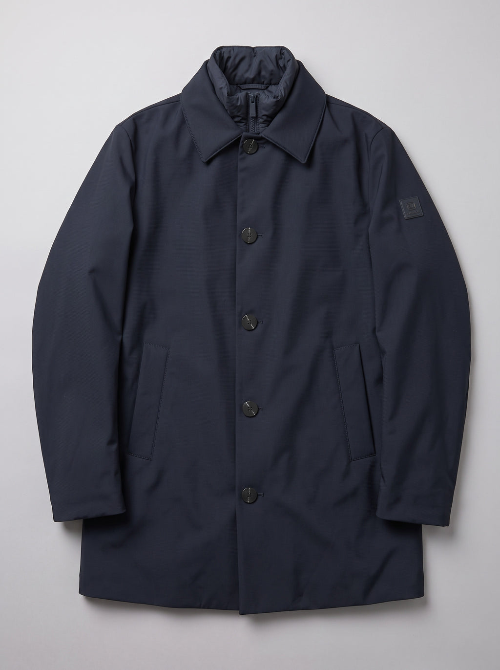 Gaudì Giubbino Lungo Uomo Nylon Stretch Blu Scuro