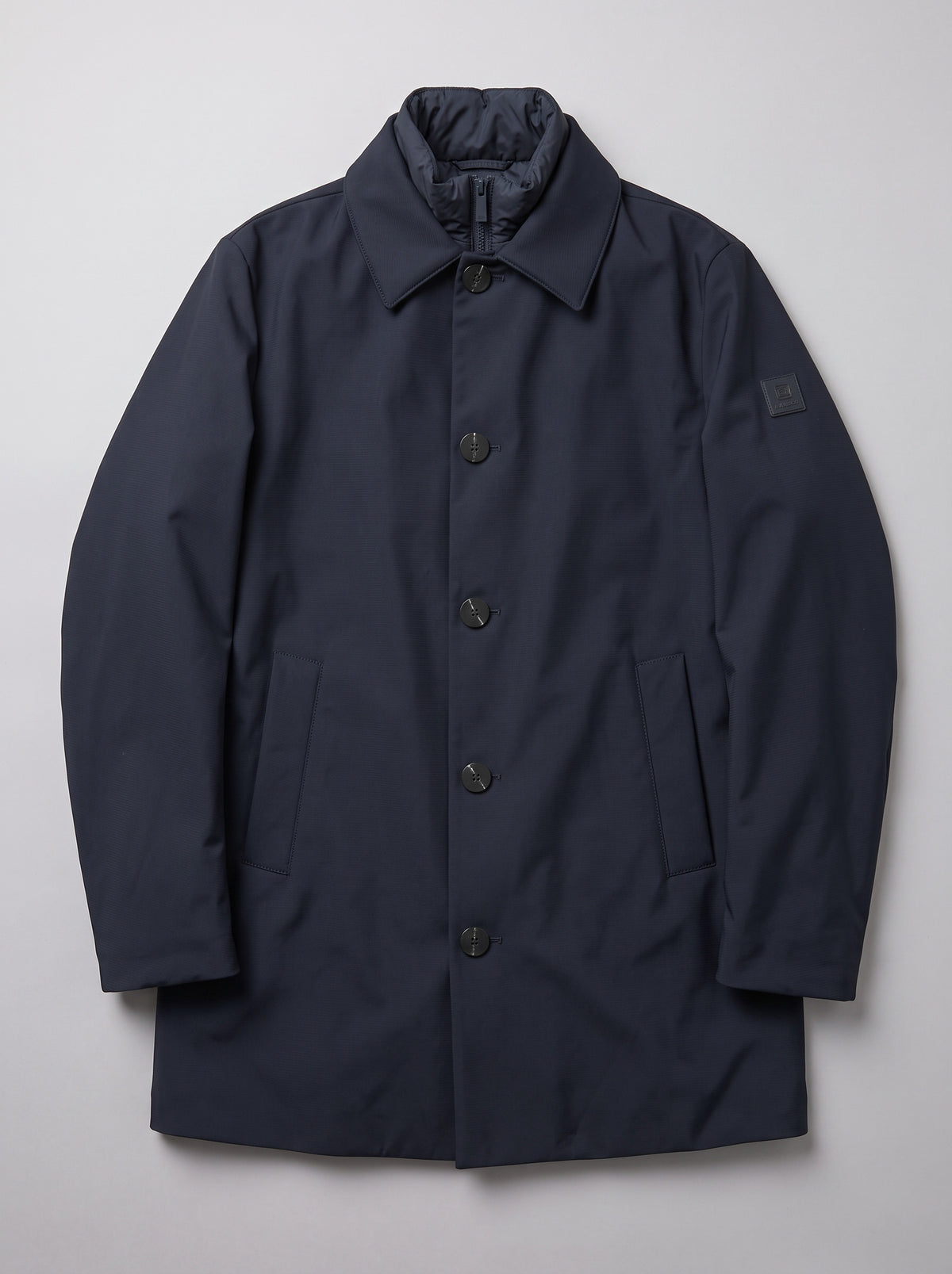 Gaudì Giubbino Lungo Uomo Nylon Stretch Blu Scuro