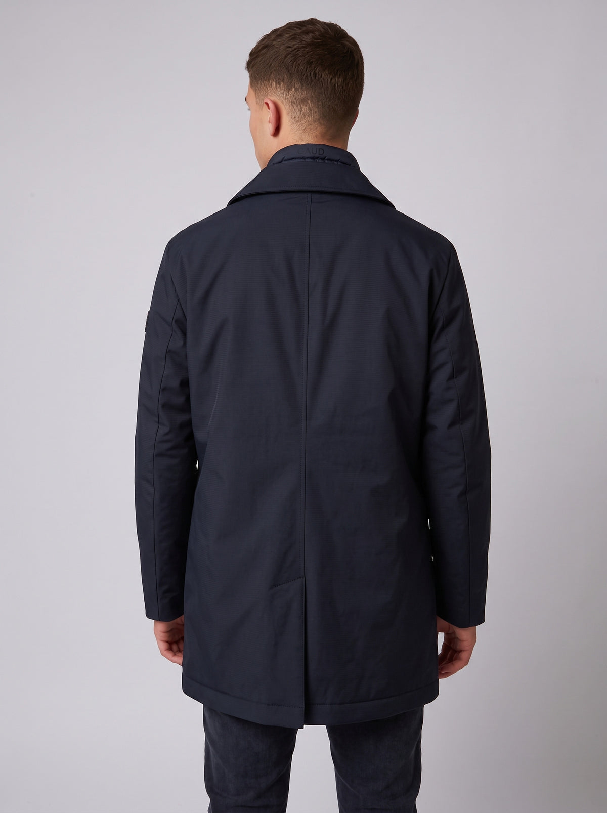 Gaudì Giubbino Lungo Uomo Nylon Stretch Blu Scuro
