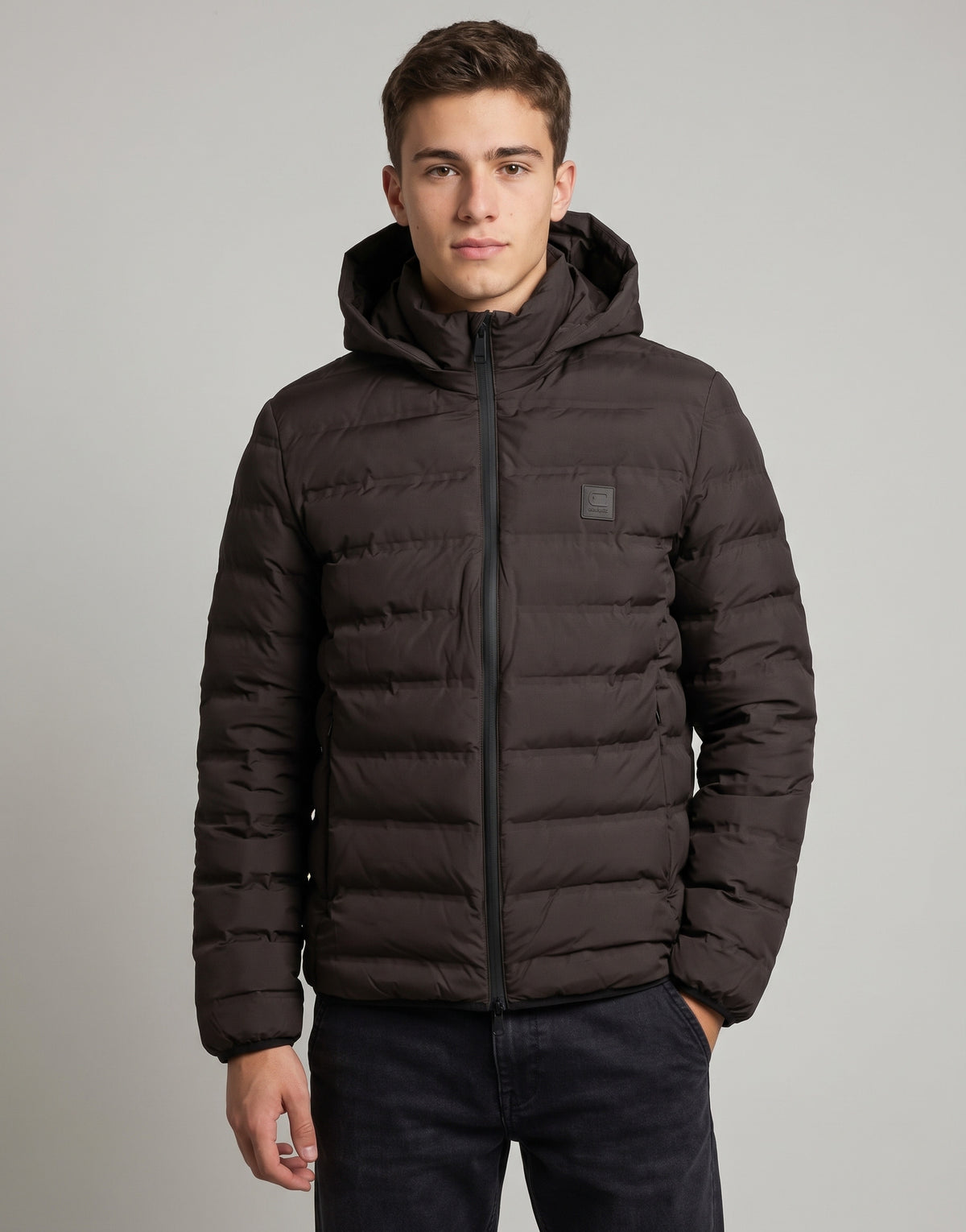 Gaudì Piumino Uomo Nylon Marrone Scuro