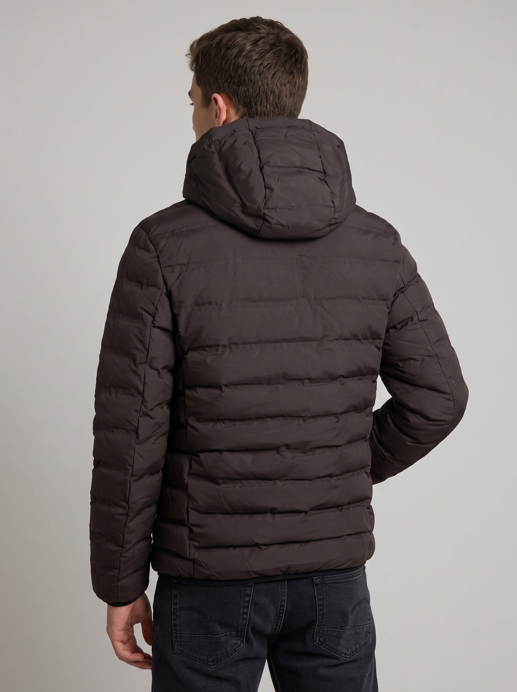 Gaudì Piumino Uomo Nylon Marrone Scuro