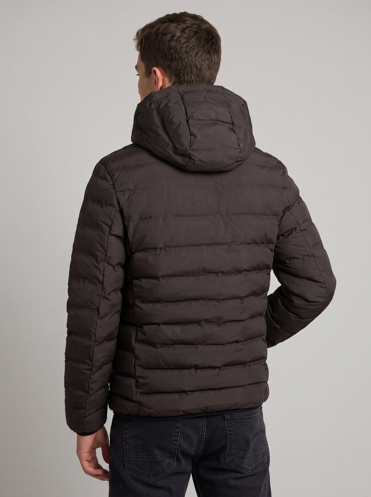 Gaudì Piumino Uomo Nylon Marrone Scuro