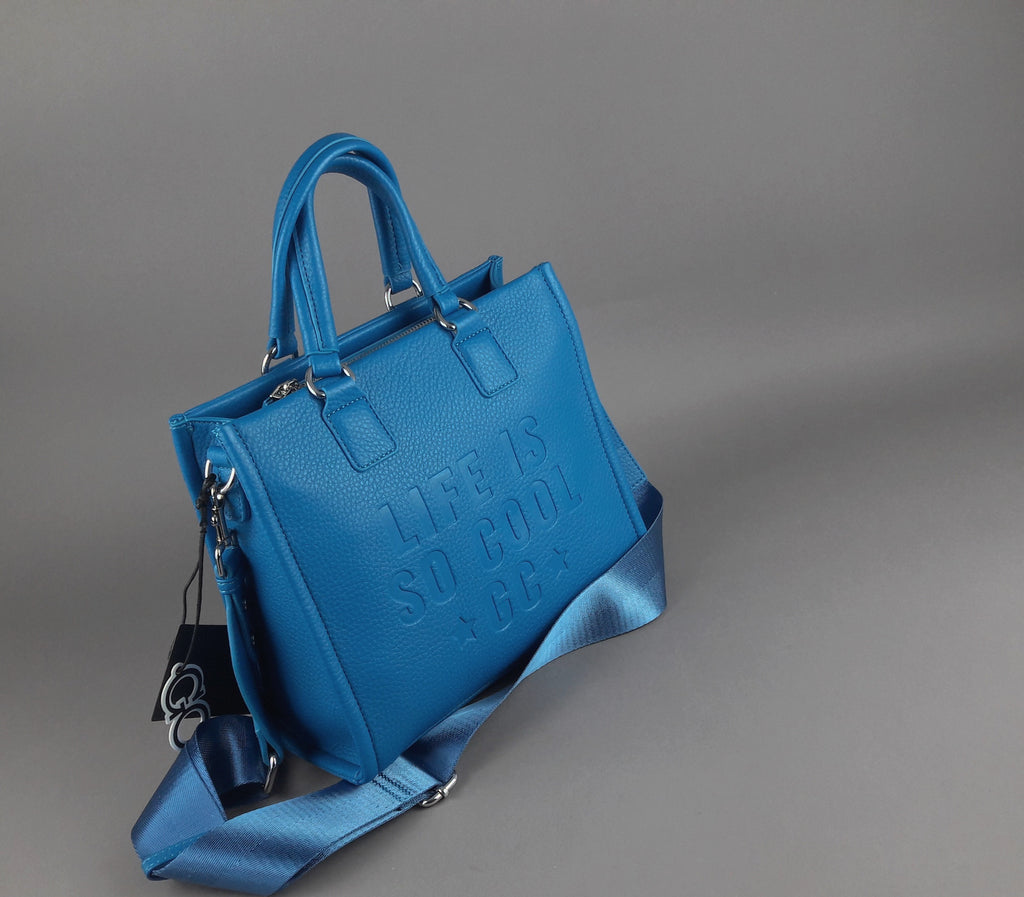 Gio Cellini Borsa A Mano Donna Blu Avion