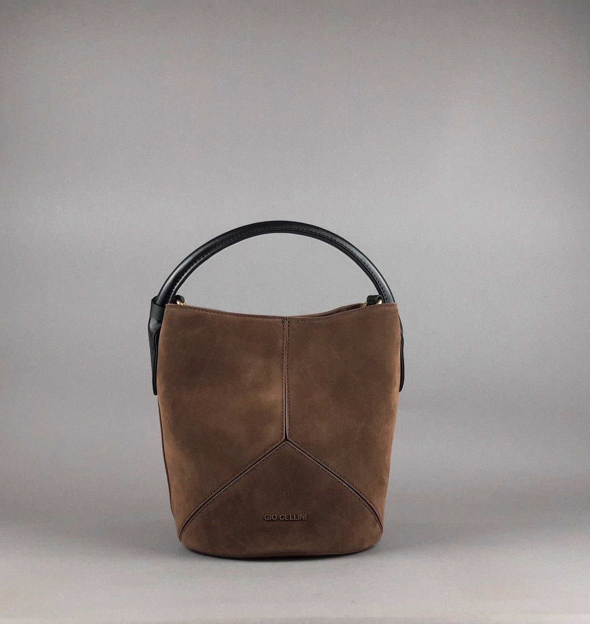 Gio Cellini Borsa A Secchiello Donna Marrone Scuro