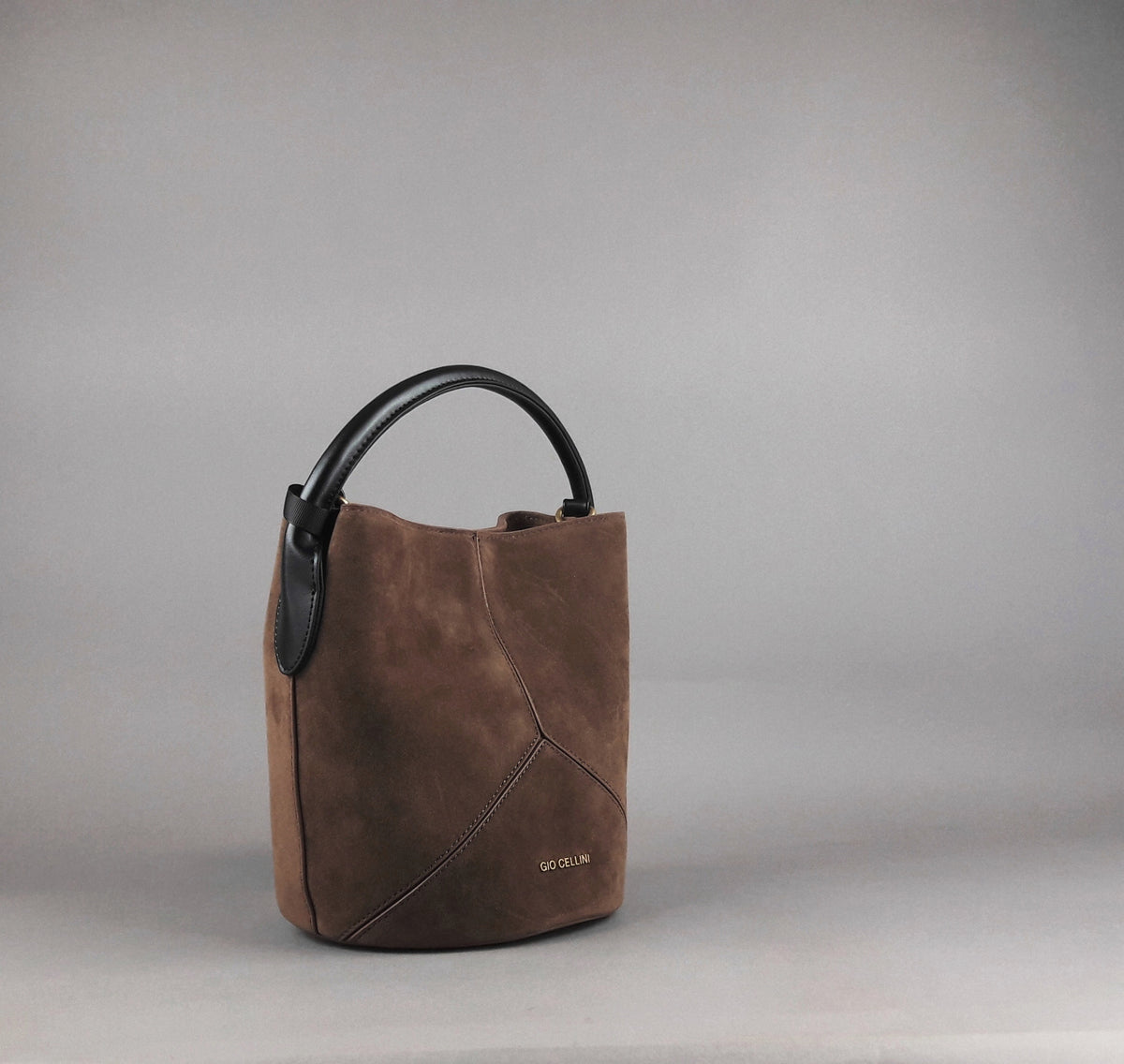Gio Cellini Borsa A Secchiello Donna Marrone Scuro