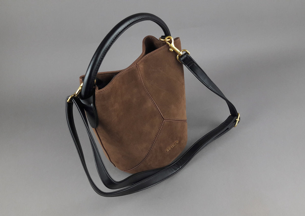 Gio Cellini Borsa A Secchiello Donna Marrone Scuro