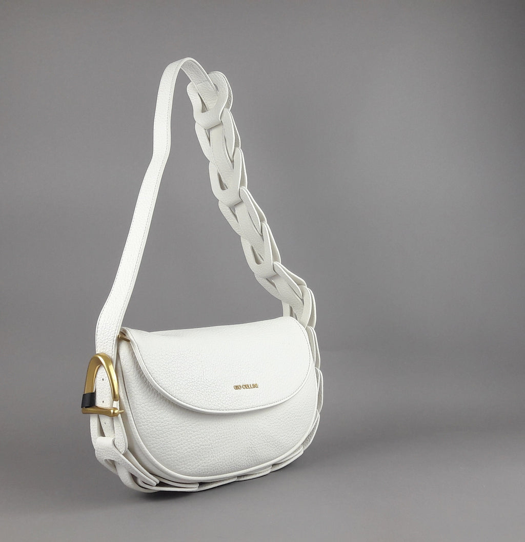 Gio Cellini Borsa A Spalla Donna Bianco