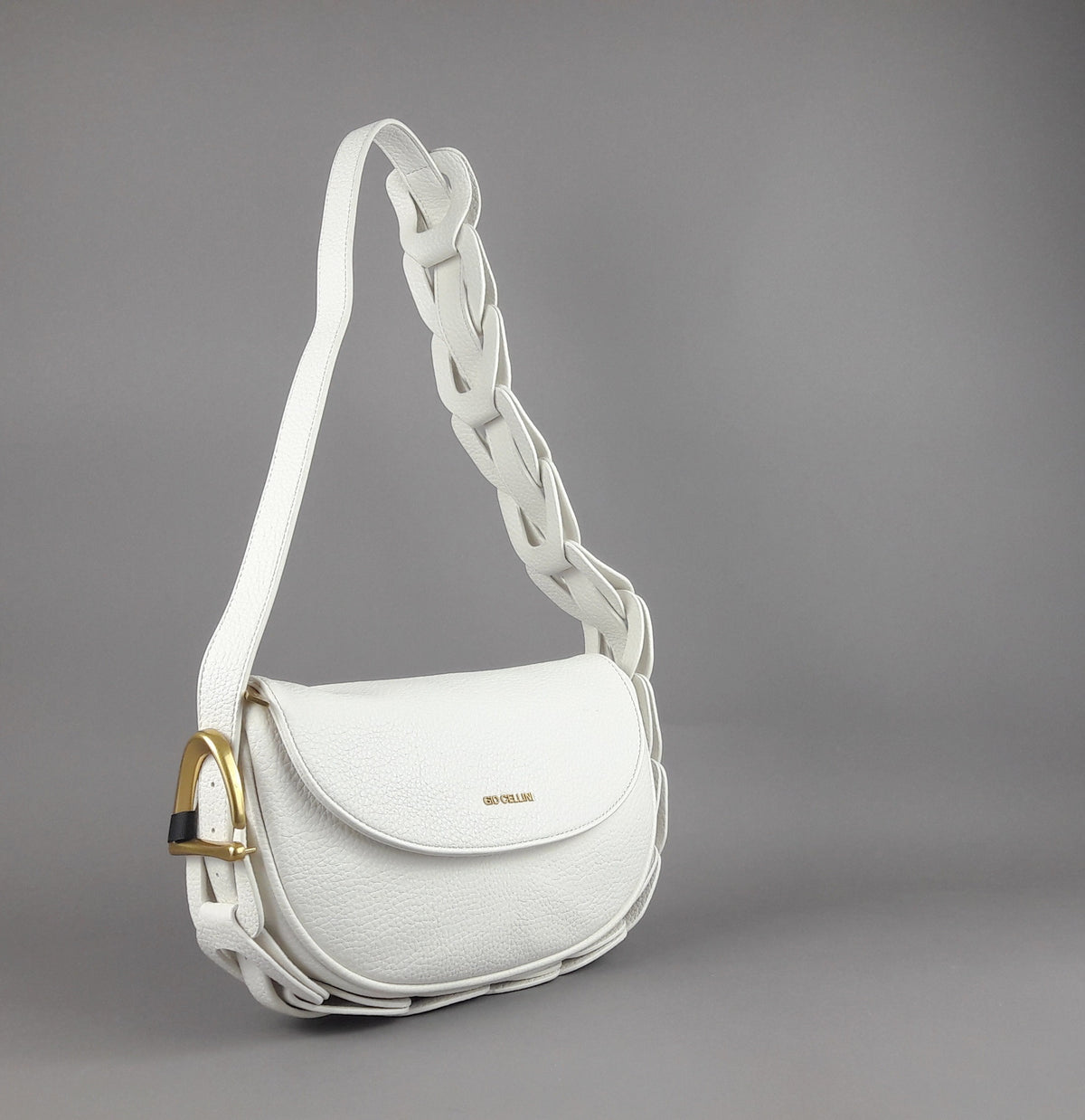 Gio Cellini Borsa A Spalla Donna Bianco