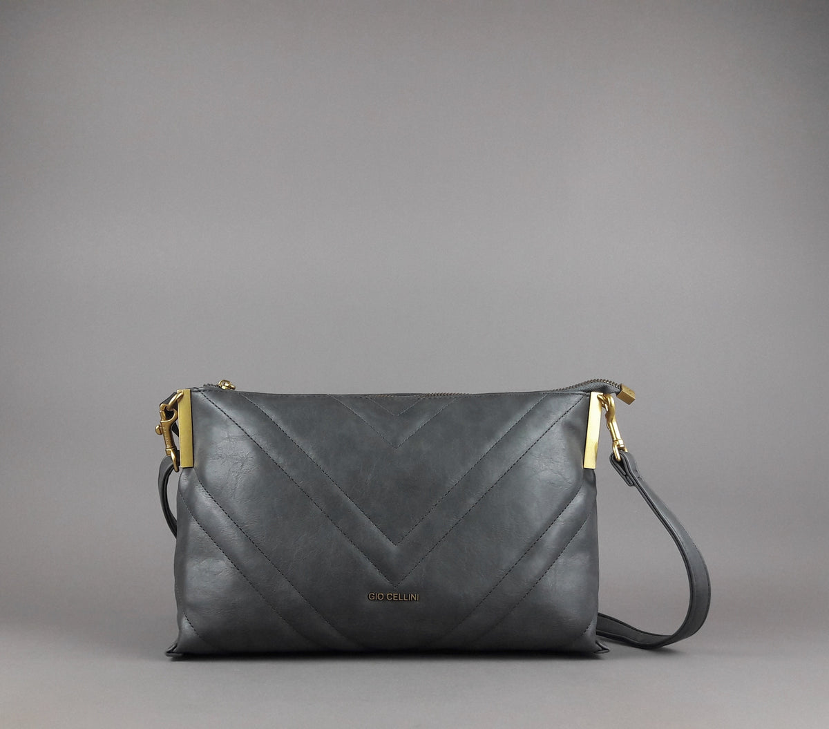 Gio Cellini Borsa A Spalla Donna Grigio
