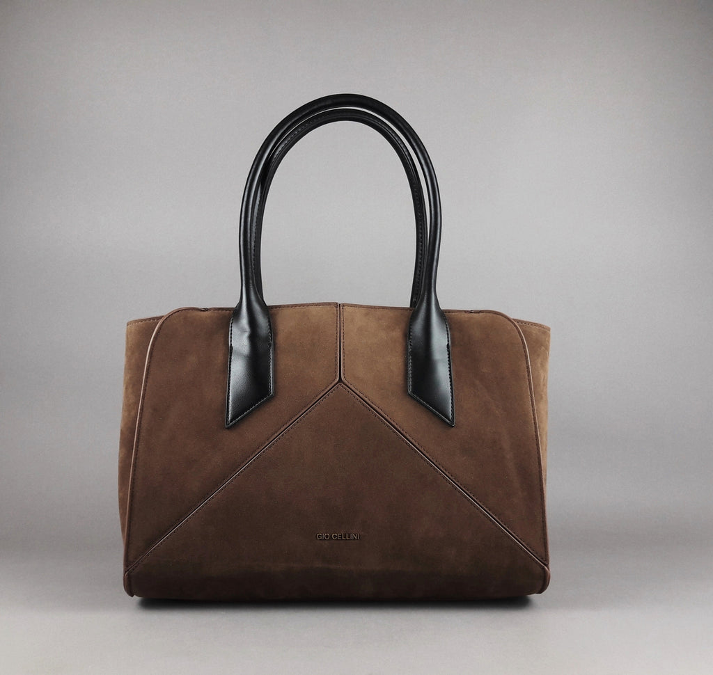Gio Cellini Borsa A Spalla Donna Marrone Scuro