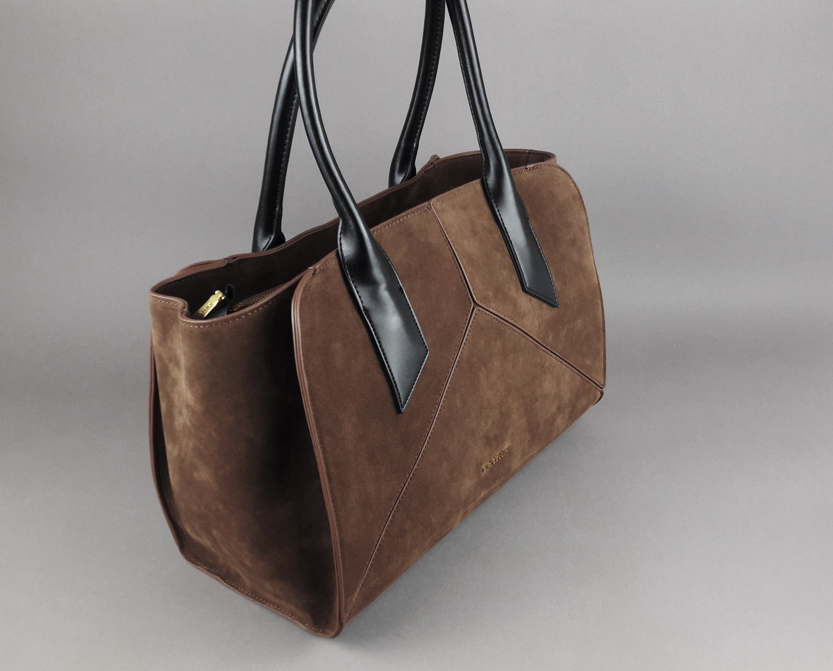 Gio Cellini Borsa A Spalla Donna Marrone Scuro