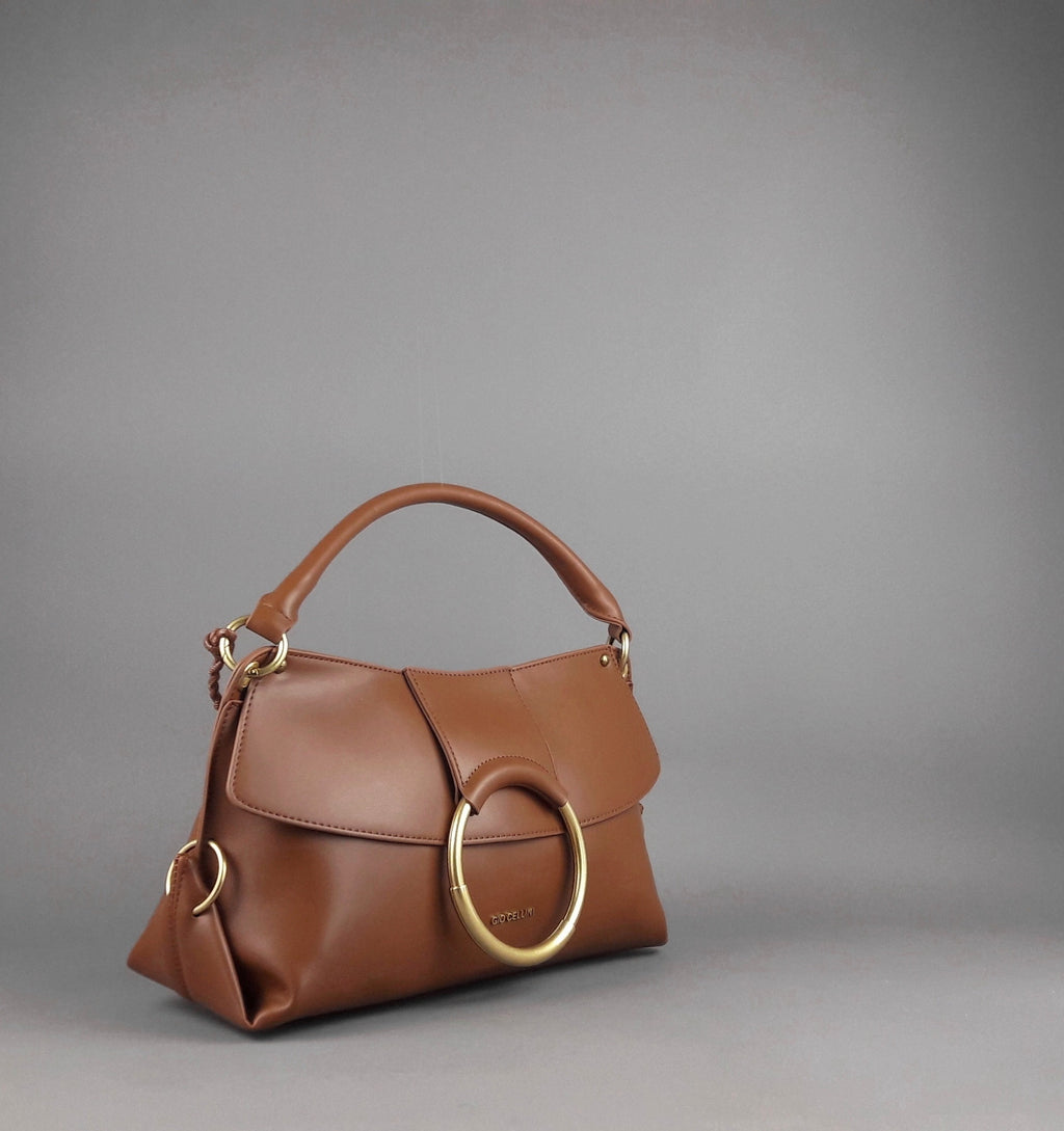 Gio Cellini Borsa A Spalla Donna Marrone