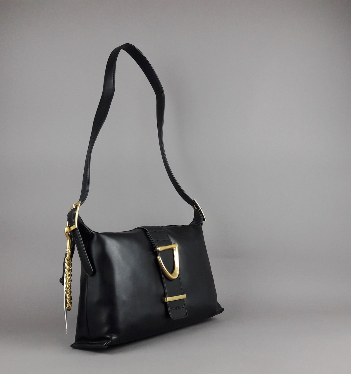 Gio Cellini Borsa A Spalla Donna Pu Nero