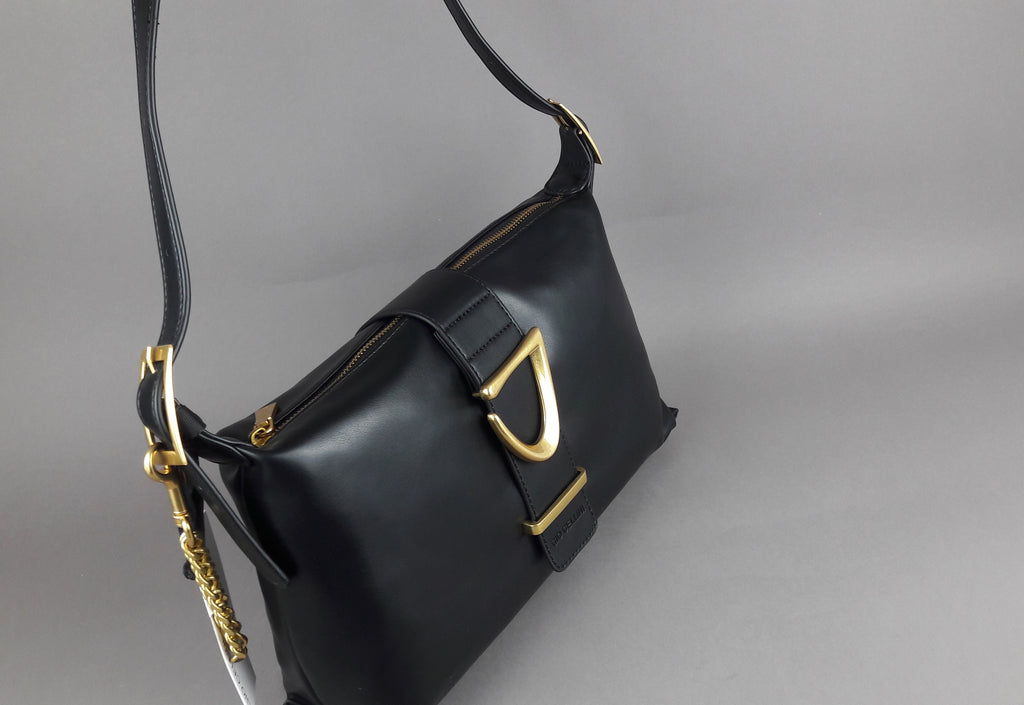 Gio Cellini Borsa A Spalla Donna Pu Nero