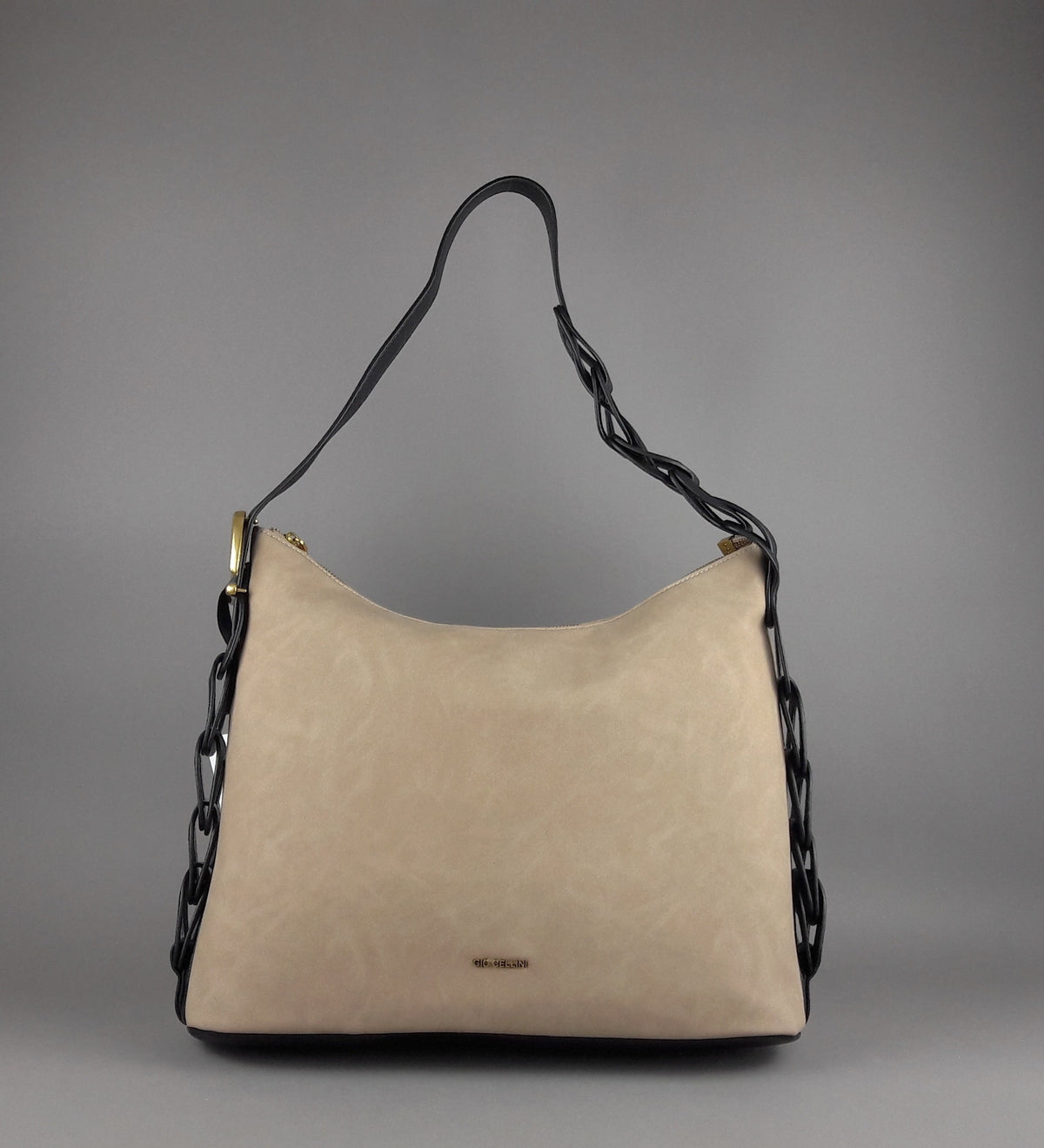 Gio Cellini Borsa A Spalla Grande Donna Beige