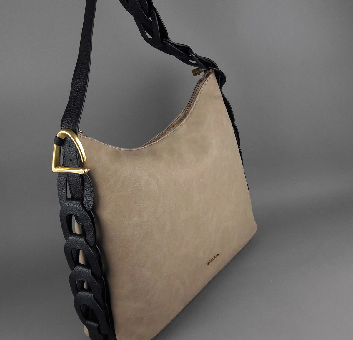 Gio Cellini Borsa A Spalla Grande Donna Beige