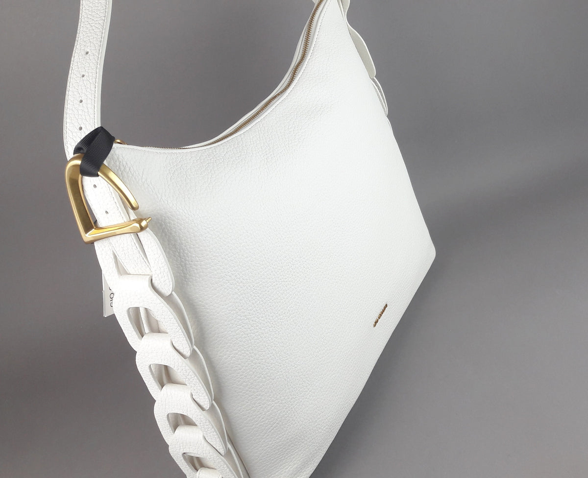 Gio Cellini Borsa A Spalla Grande Donna Bianco