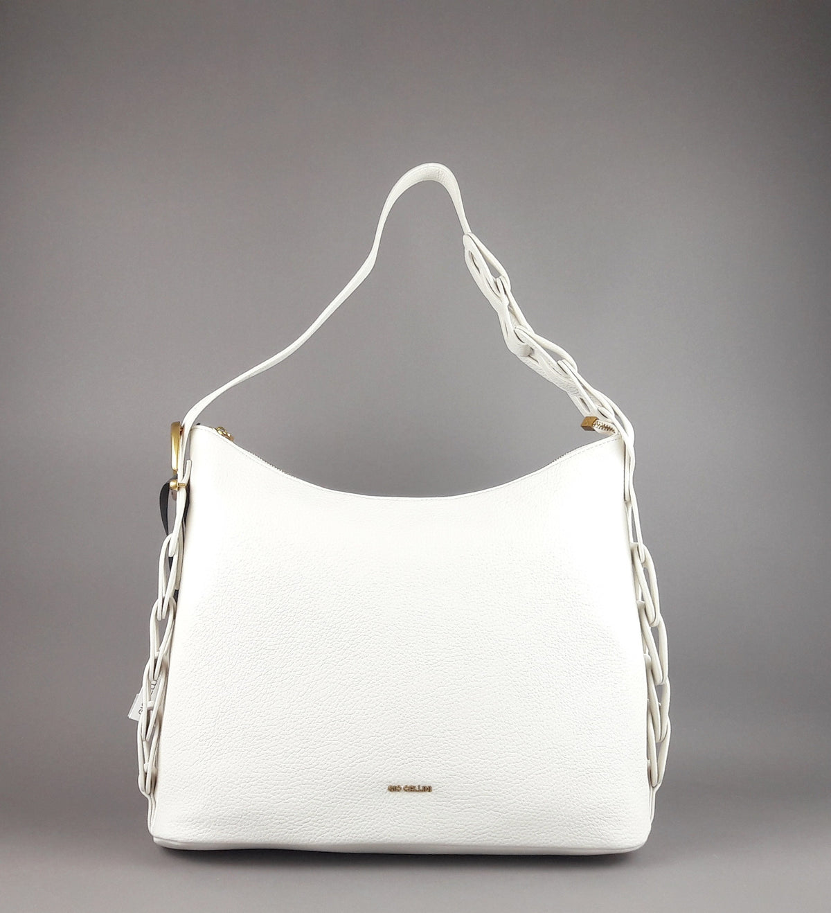 Gio Cellini Borsa A Spalla Grande Donna Bianco