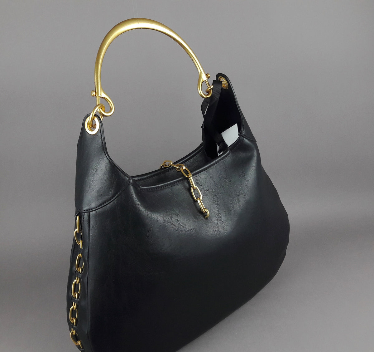 Gio Cellini Borsa A Spalla Grande Donna Nero