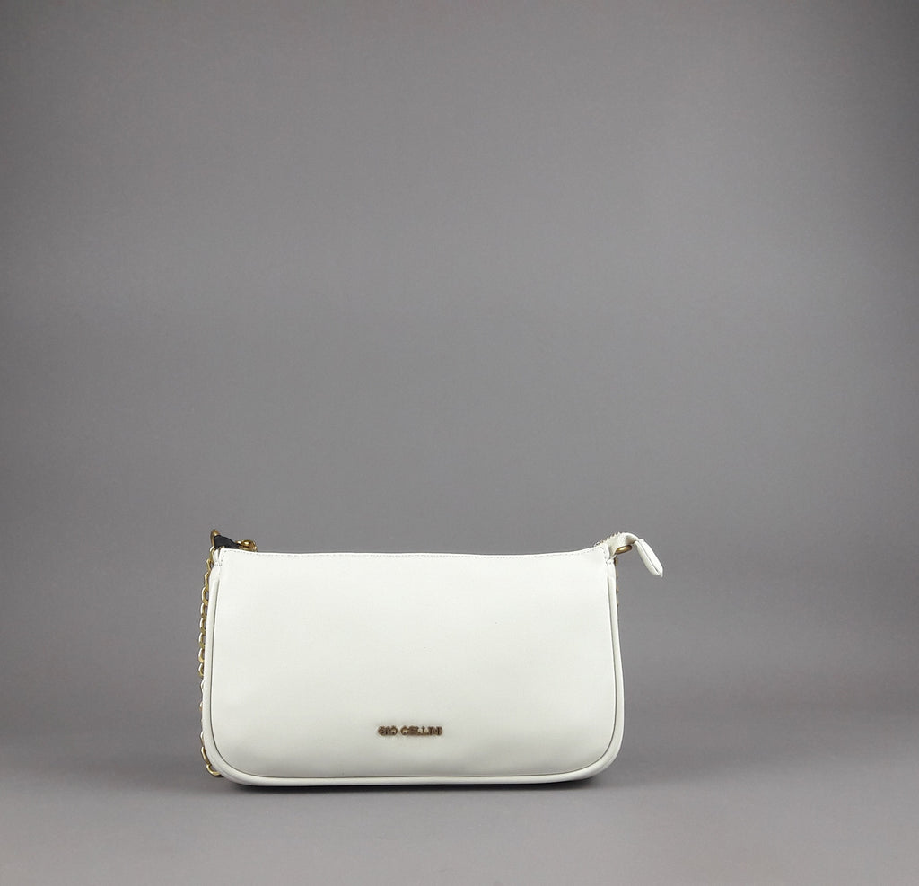 Gio Cellini Borsa A Spalla Piccola Donna Bianco