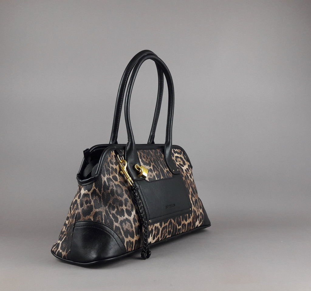Gio Cellini Borsa Shopping Donna Animalier