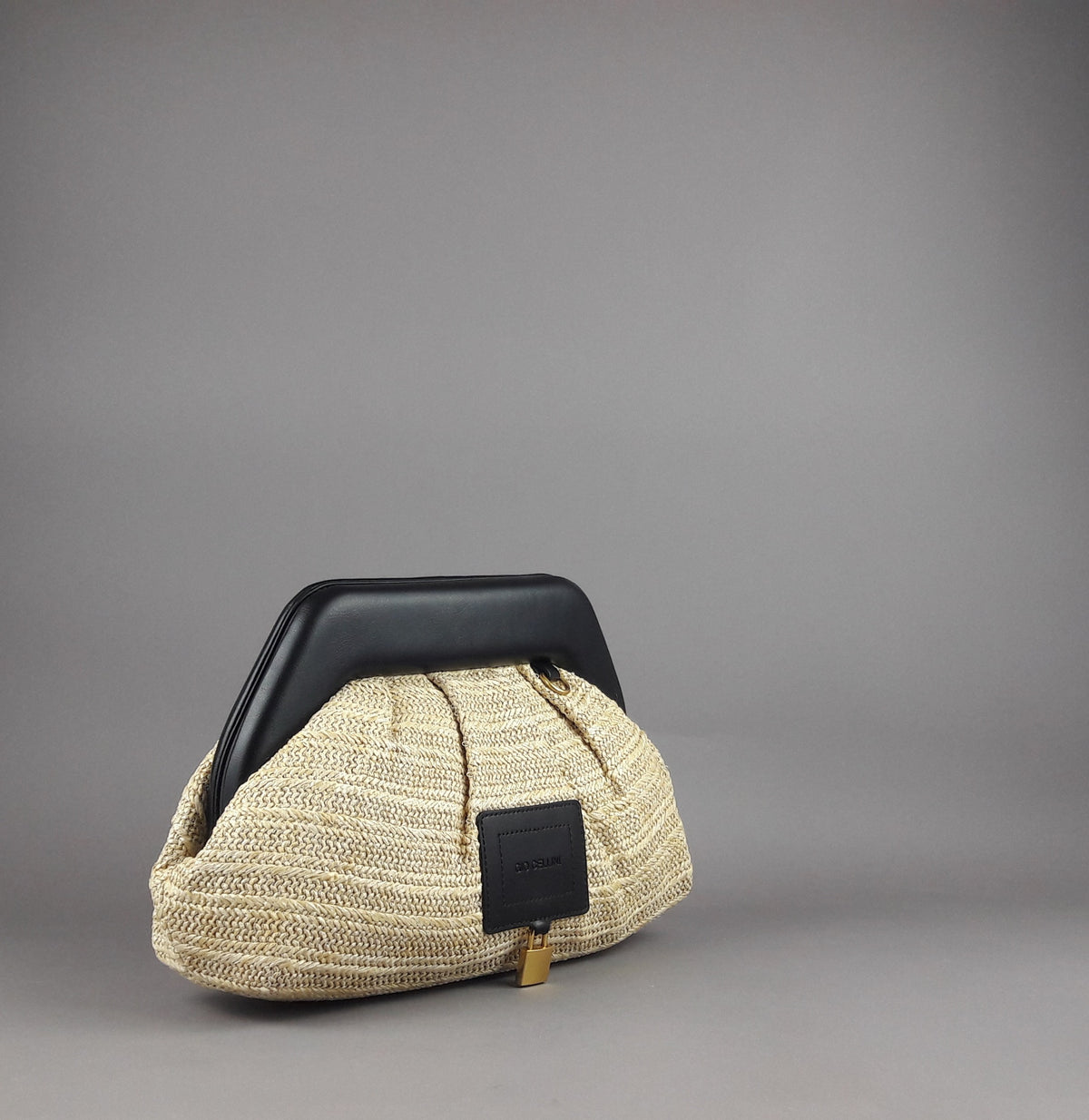 Gio Cellini Clutch Donna Rafia Beige