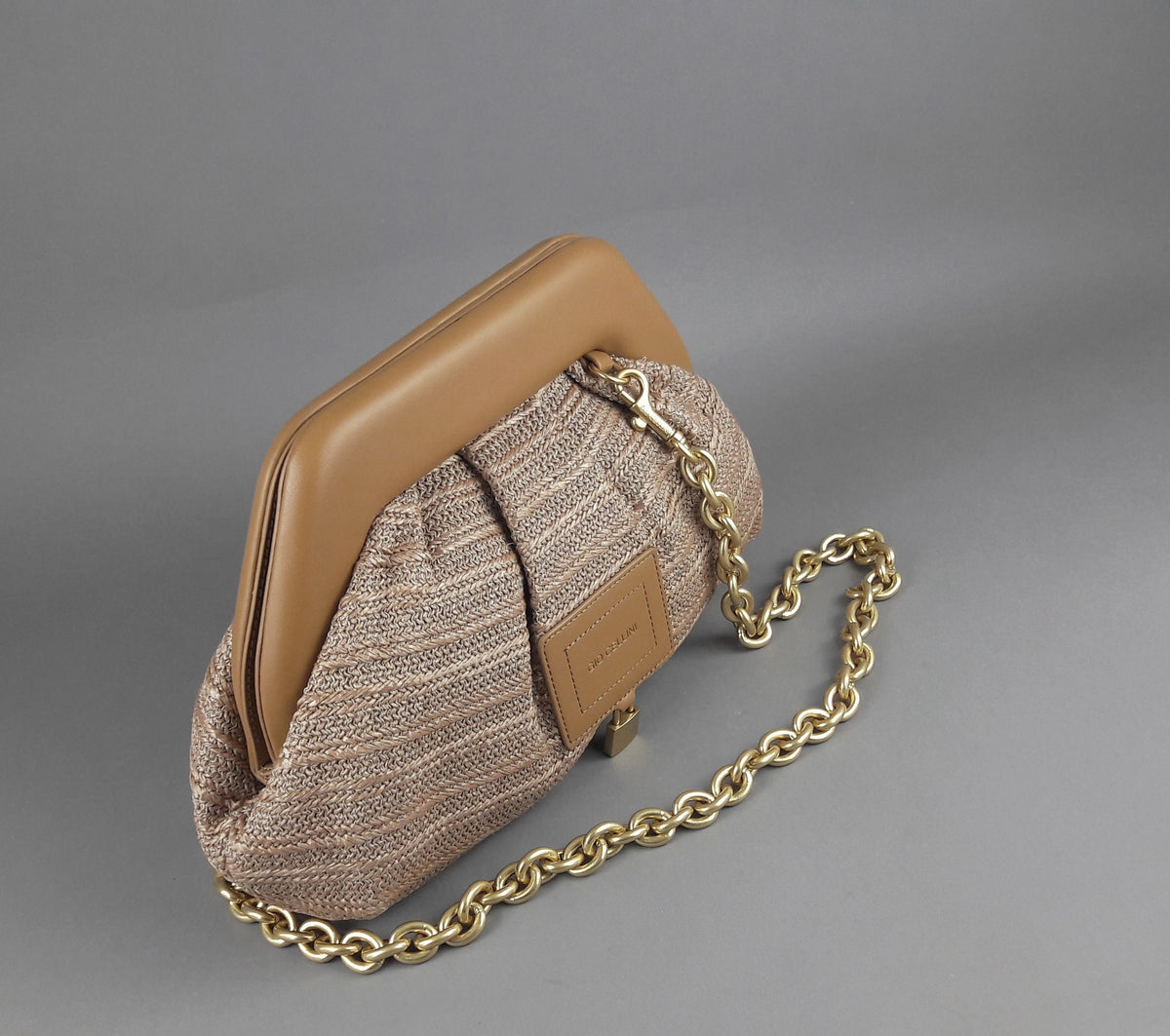 Gio Cellini Clutch Donna Rafia Corda
