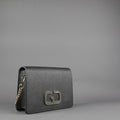 Gio Cellini Borsa A Spalla Donna Pu Saffiano Grigio
