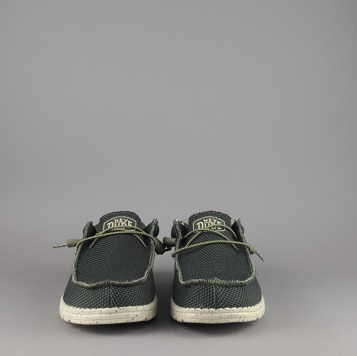 Hey Dude Sneakers Unisex Wally Sox Tessuto Stretch Verde Militare