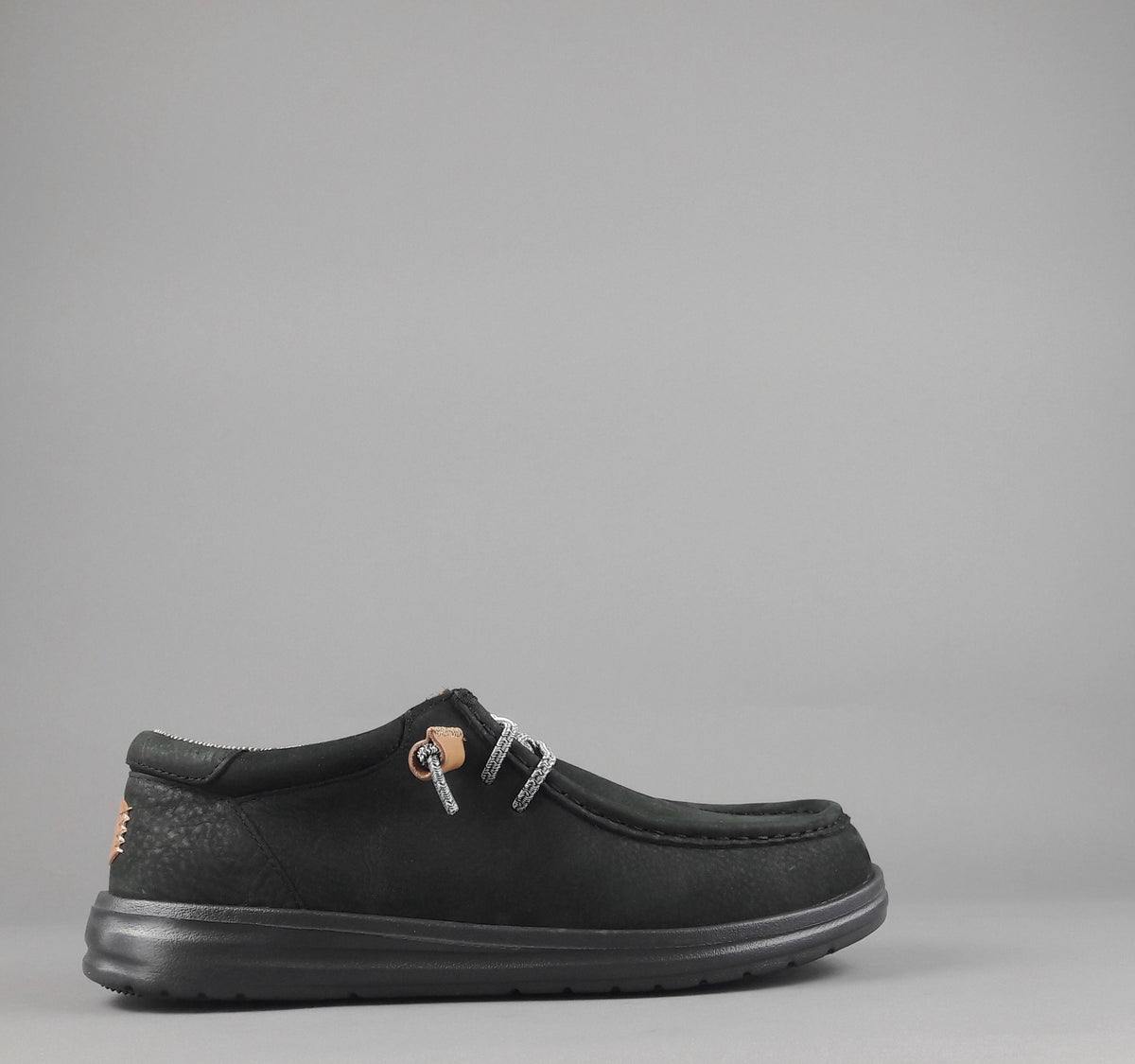 Hey Dude Sneakers Wally Grip Nabuk Nero