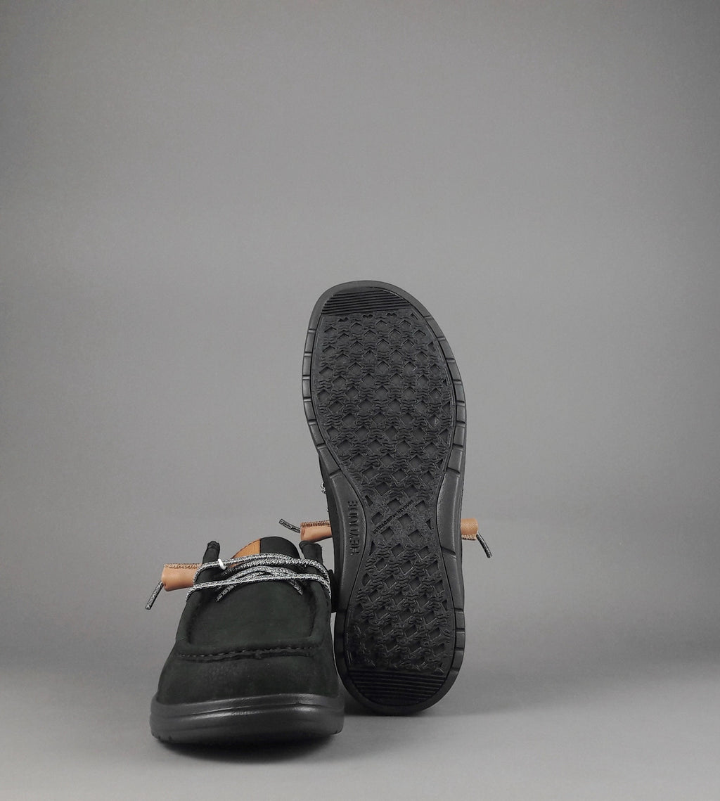 Hey Dude Sneakers Wally Grip Nabuk Nero