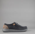 Hey Dude Sneakers Wally Grip Wool Lana Grigio Plaid