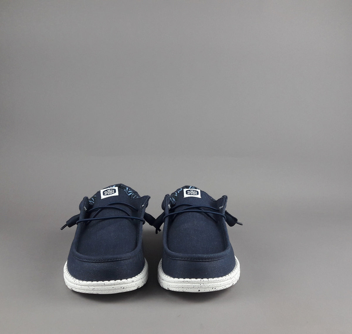 Hey Dude Wally Stretch Canvas Tessuto Blu Scuro