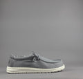 Hey Dude Wally Stretch Canvas Tessuto Grigio