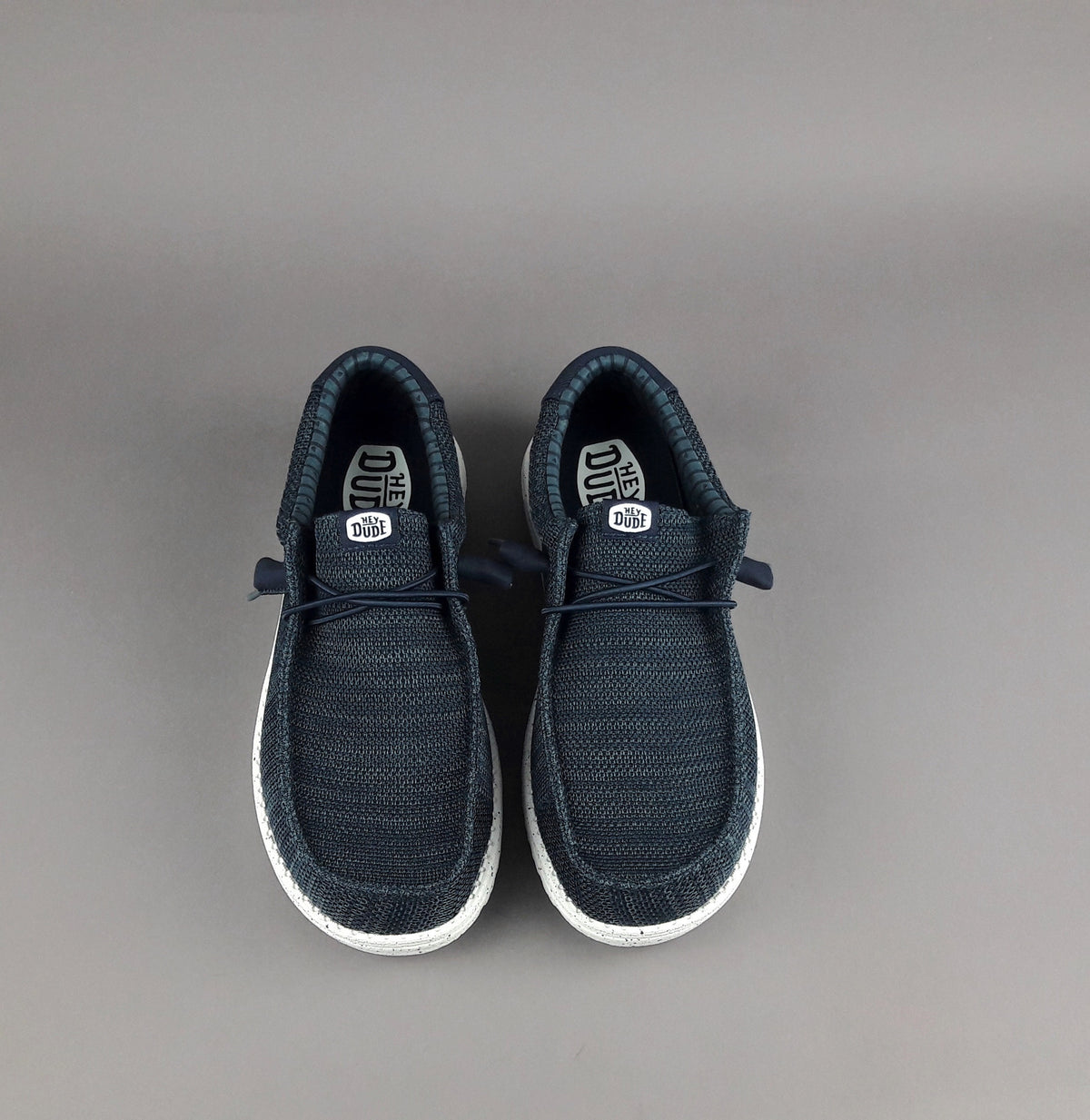Hey Dude Wally Stretch Sox Tessuto Blu Scuro