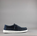 Hey Dude Wally Stretch Sox Tessuto Blu Scuro