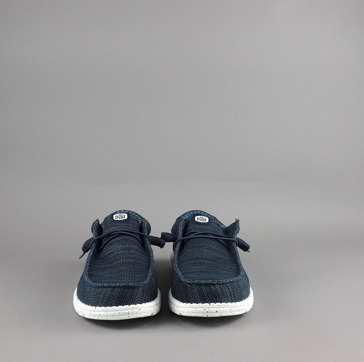 Hey Dude Wally Stretch Sox Tessuto Blu Scuro