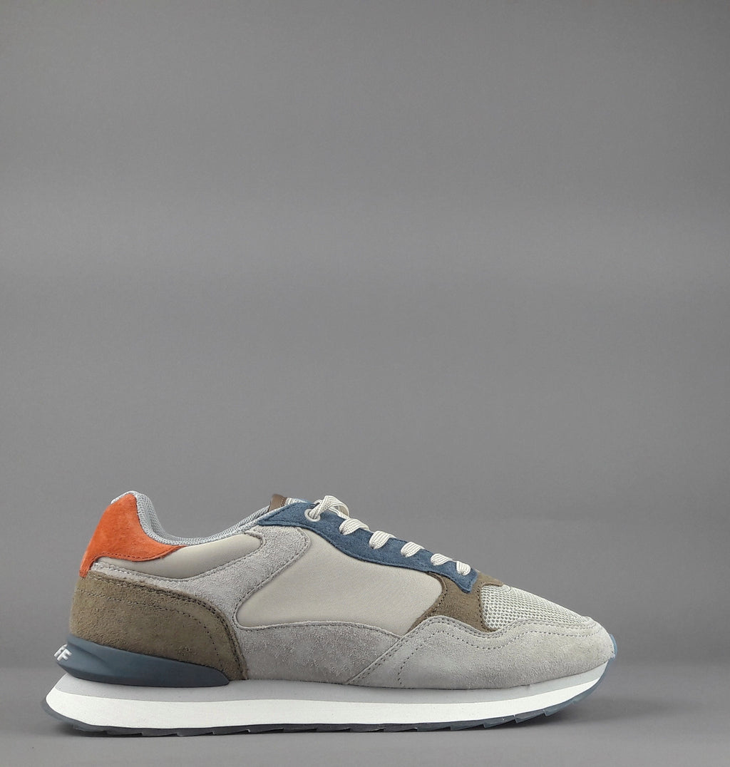 Hoff Sneakers Uomo City Santiago Camoscio Tela Grigio Chiaro