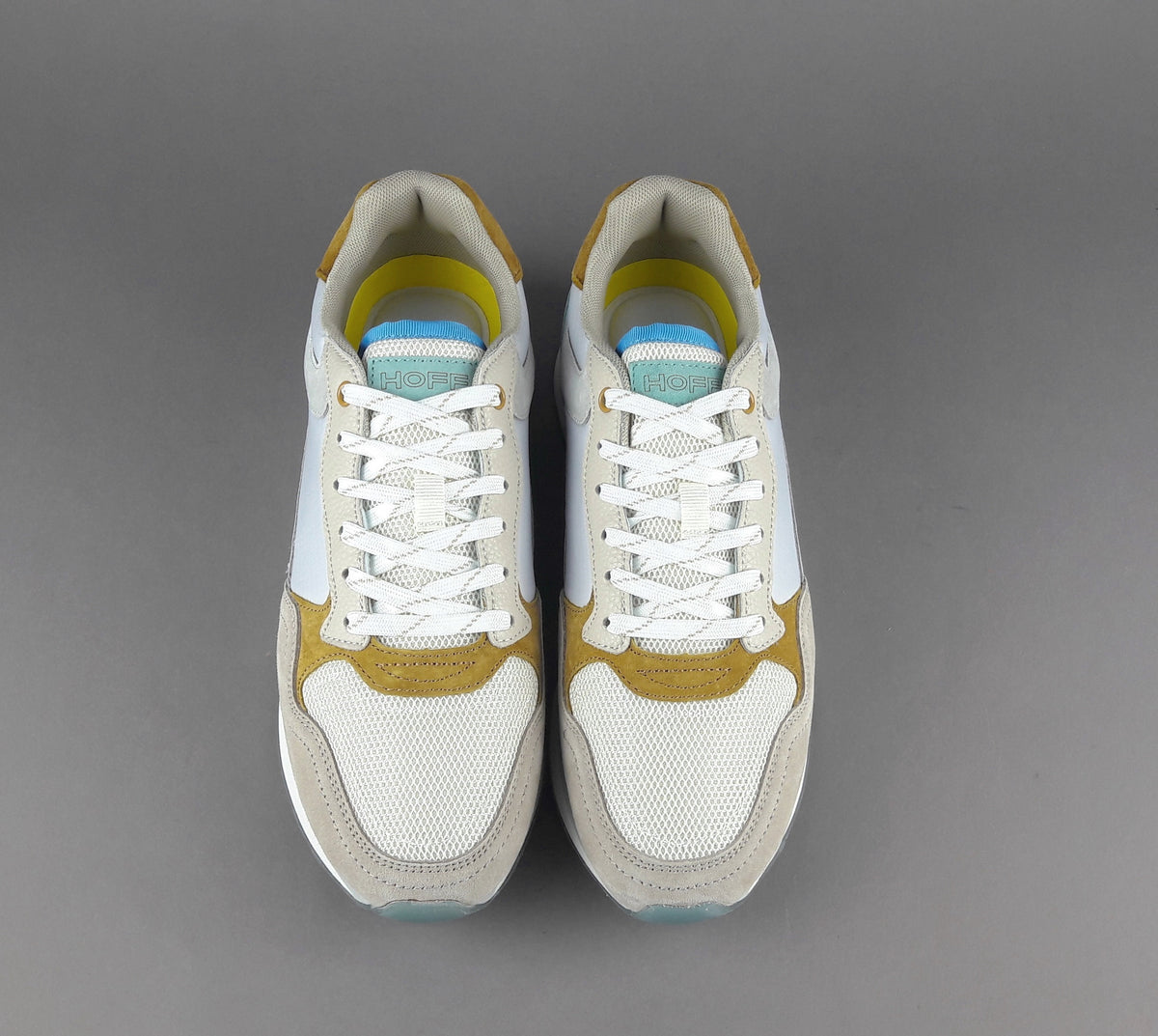 Hoff Sneakers Uomo City Sapporo Camoscio Tela Beige Opaco
