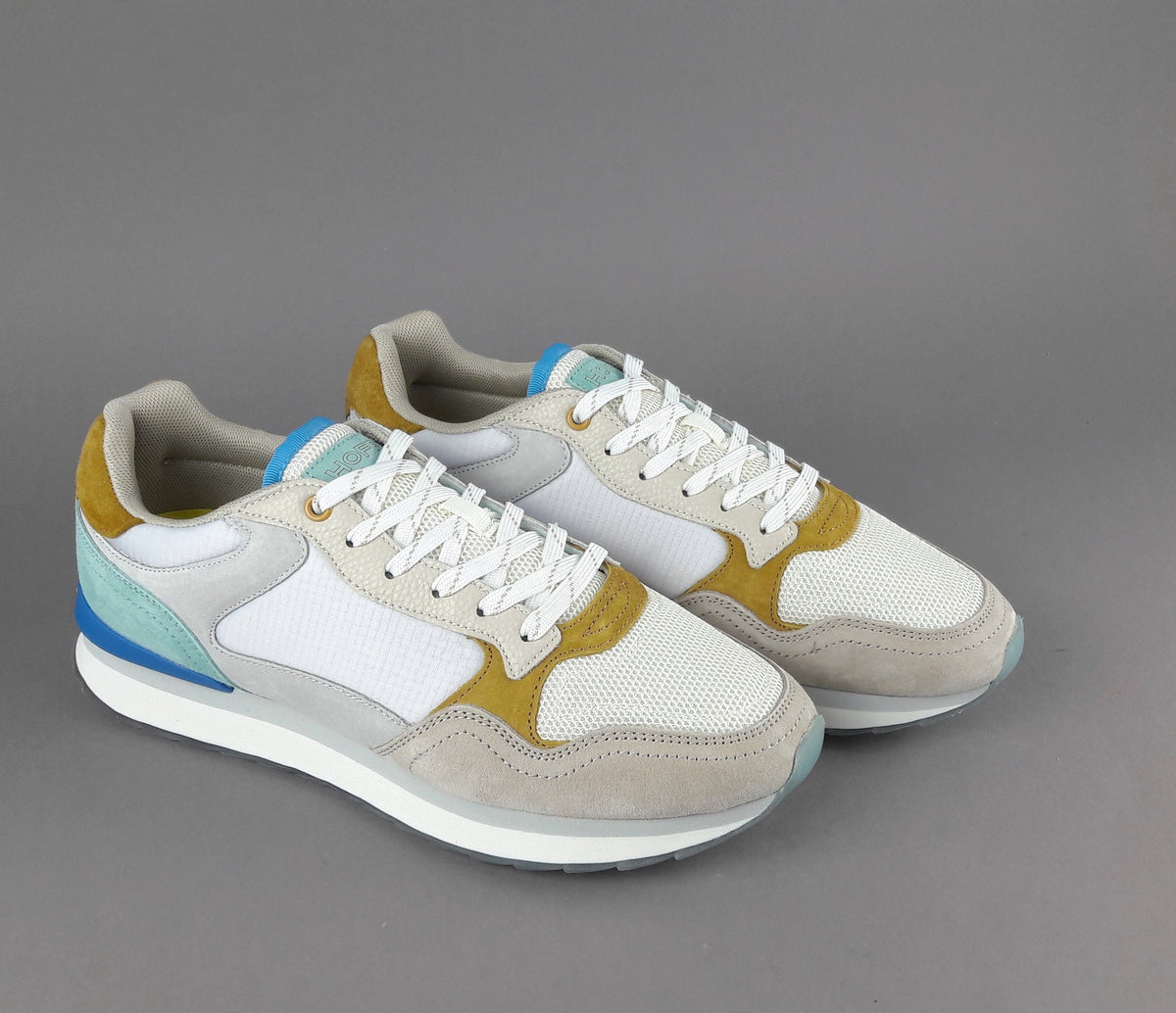 Hoff Sneakers Uomo City Sapporo Camoscio Tela Beige Opaco
