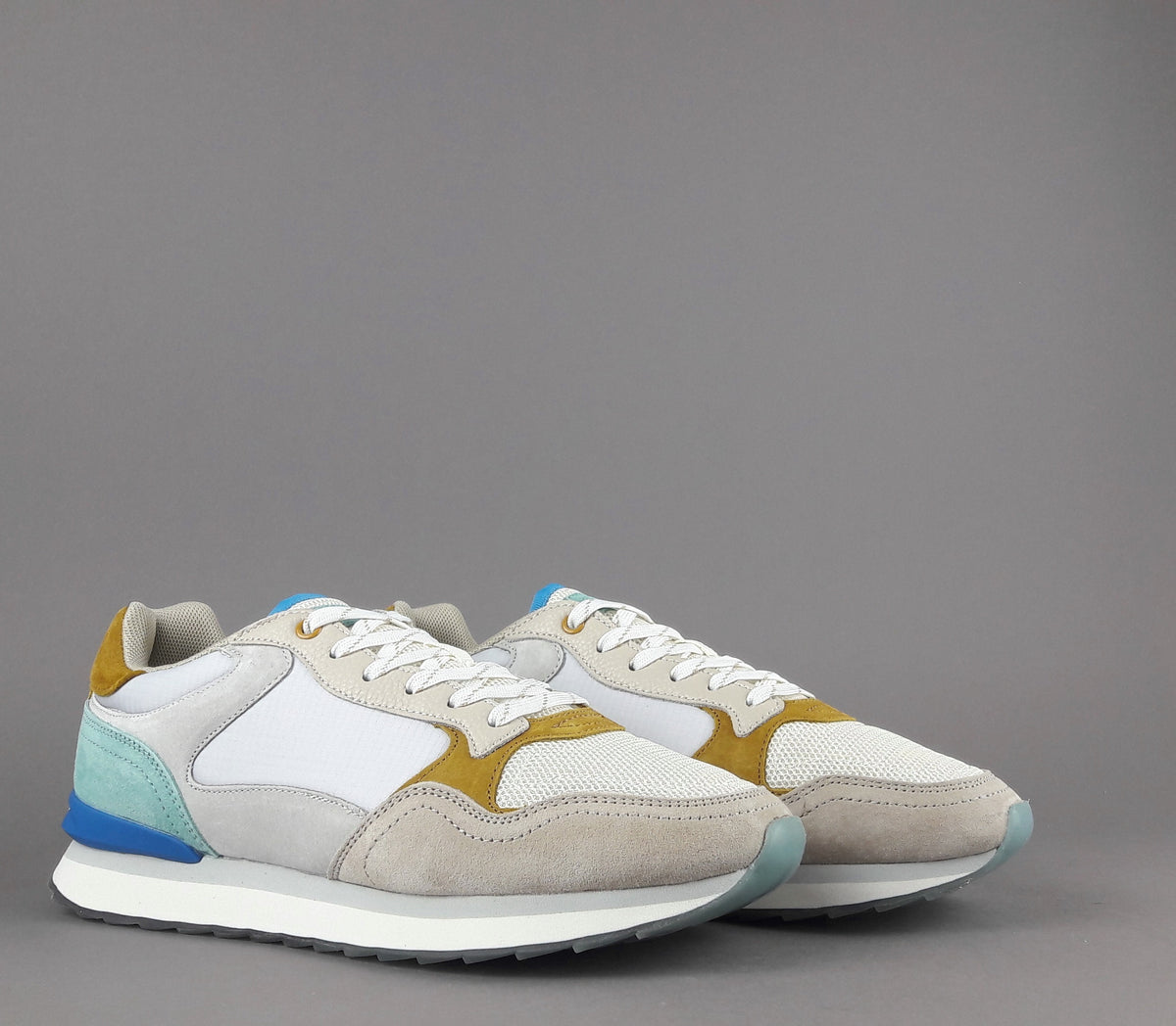 Hoff Sneakers Uomo City Sapporo Camoscio Tela Beige Opaco