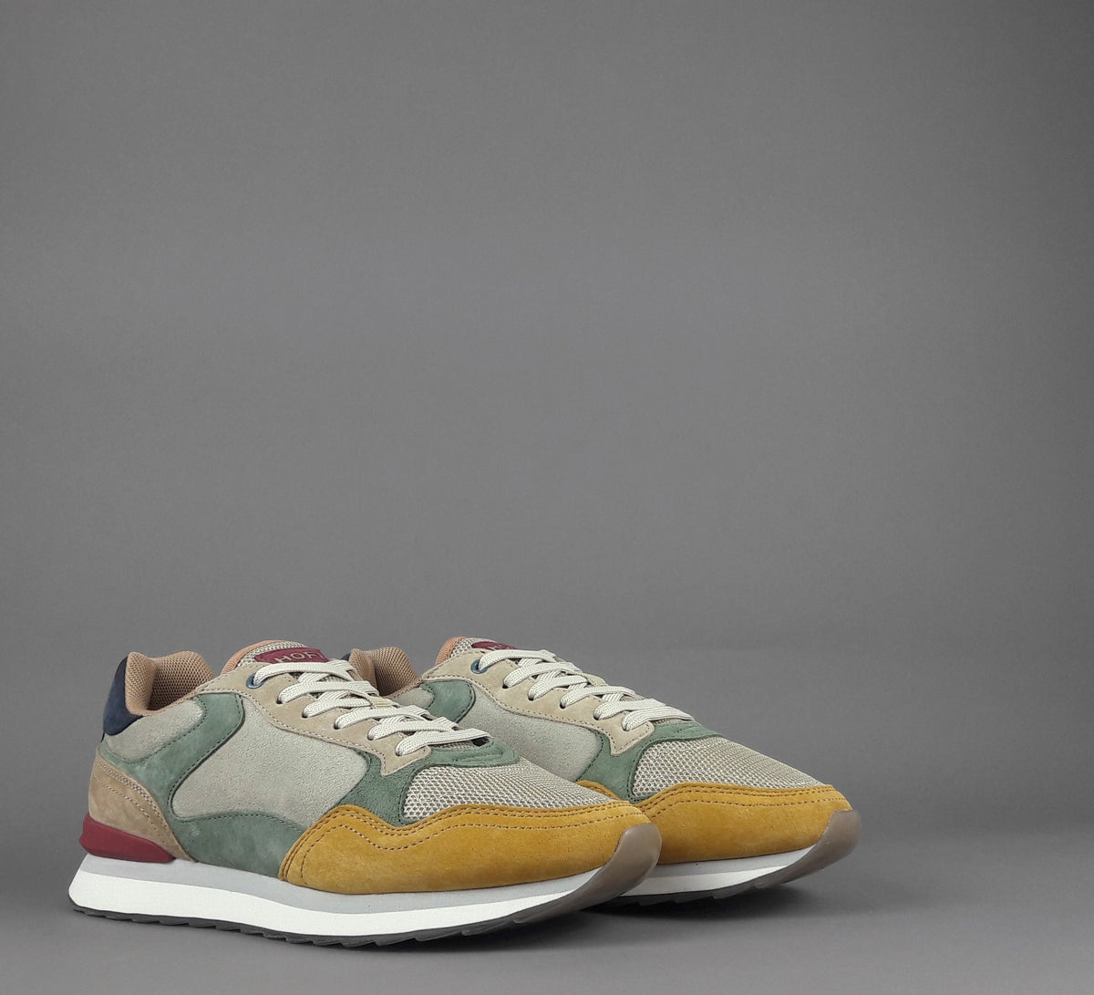 Hoff Sneakers Uomo City Vienna Man Camoscio Tela Multicolor