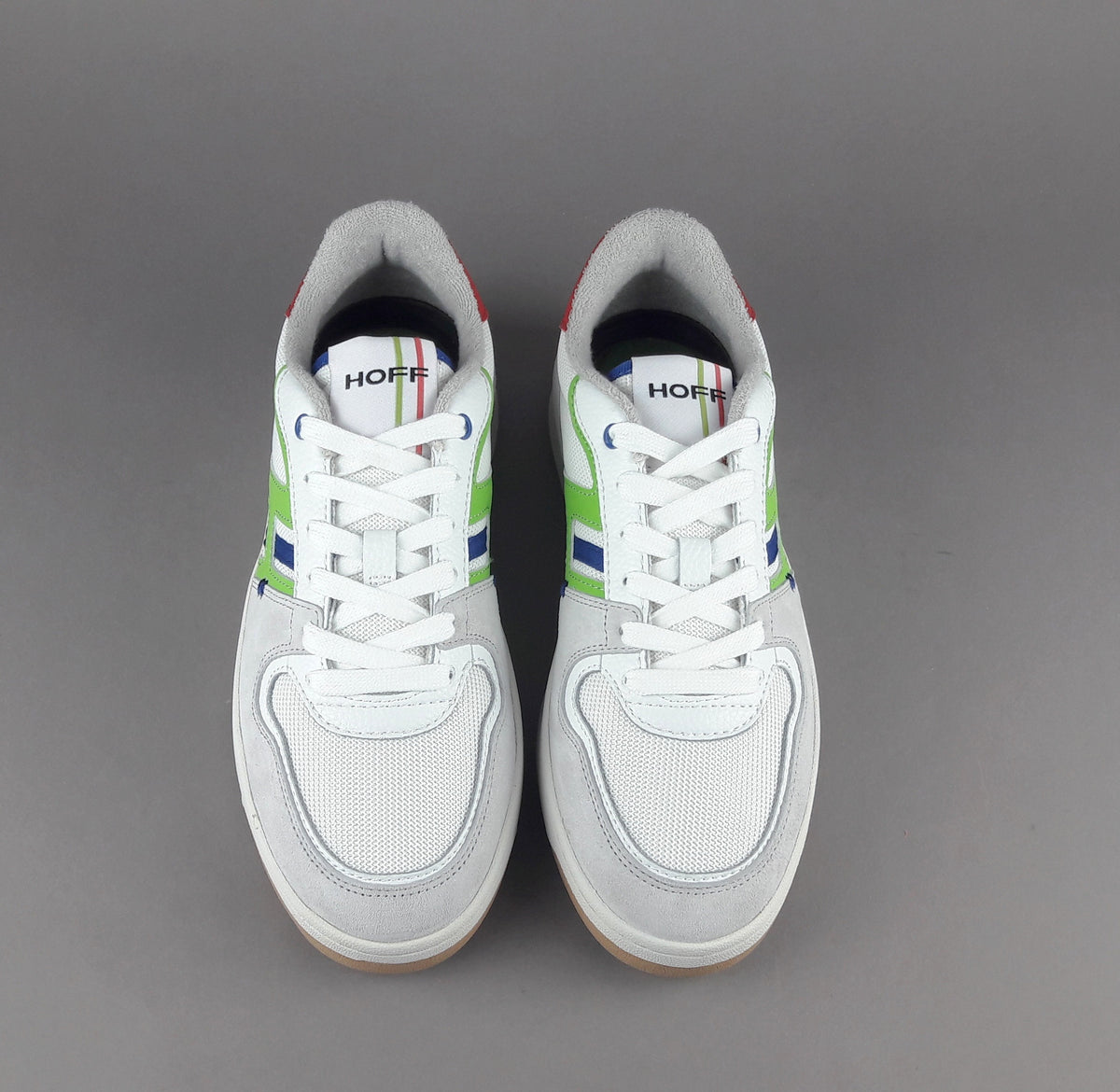 Hoff Sneakers Uomo Metro Palmetto Camoscio Tela Ghiaccio